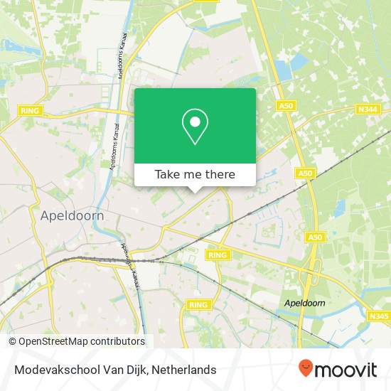 Modevakschool Van Dijk Karte