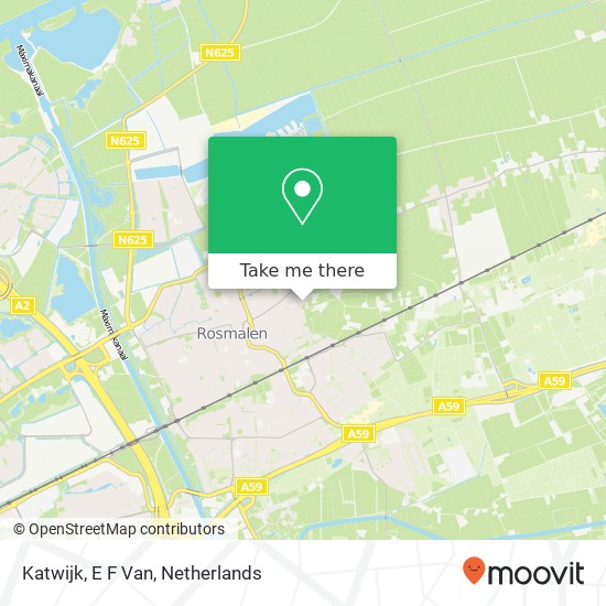 Katwijk, E F Van map