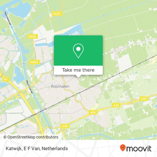 Katwijk, E F Van Karte