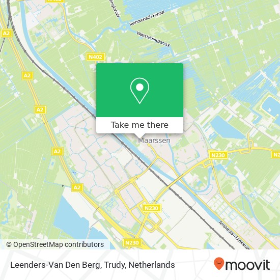 Leenders-Van Den Berg, Trudy map