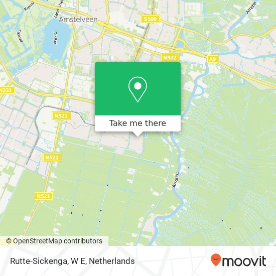 Rutte-Sickenga, W E map
