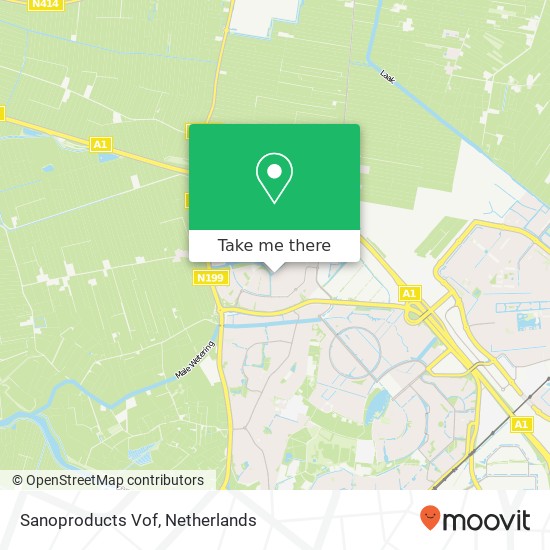 Sanoproducts Vof map