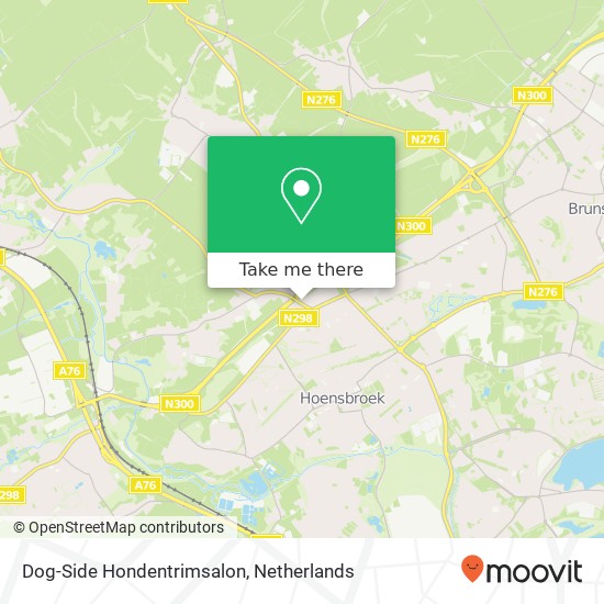 Dog-Side Hondentrimsalon Karte