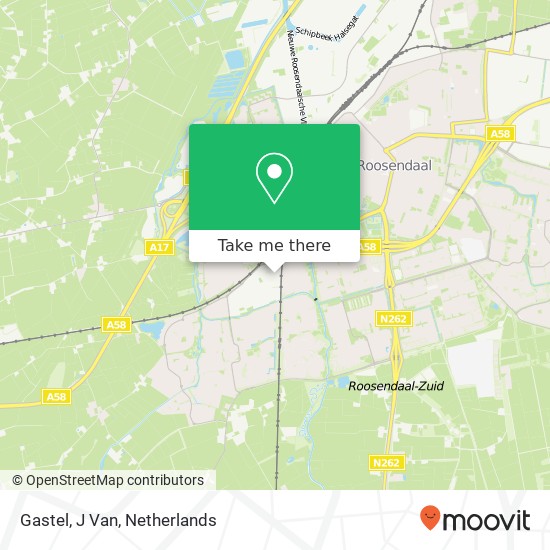 Gastel, J Van map