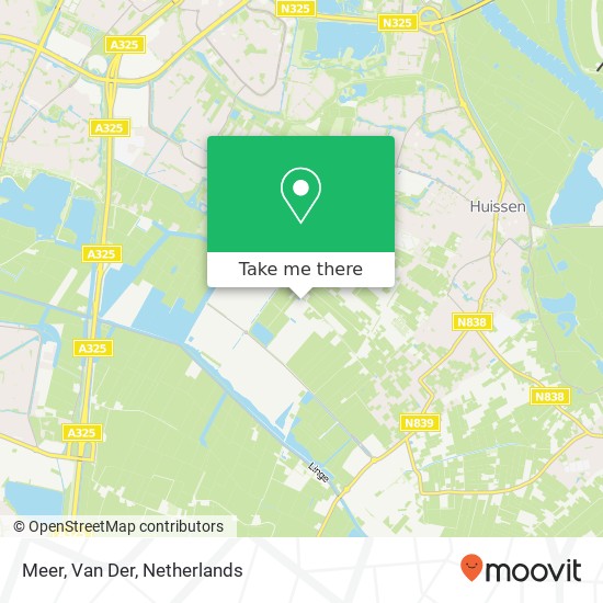 Meer, Van Der map