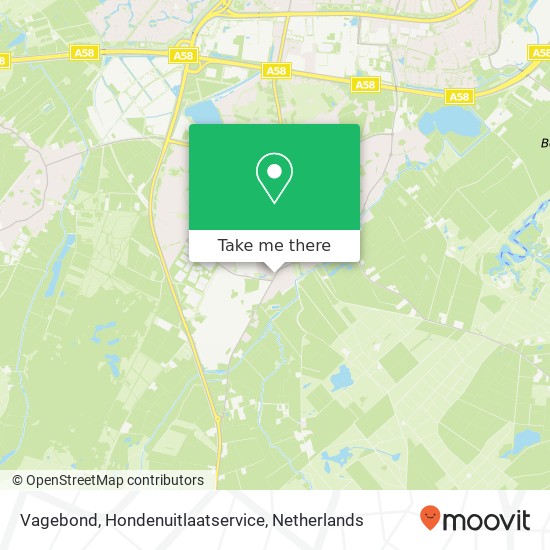 Vagebond, Hondenuitlaatservice map