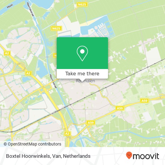 Boxtel Hoorwinkels, Van Karte