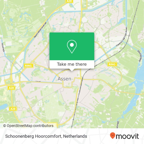 Schoonenberg Hoorcomfort Karte