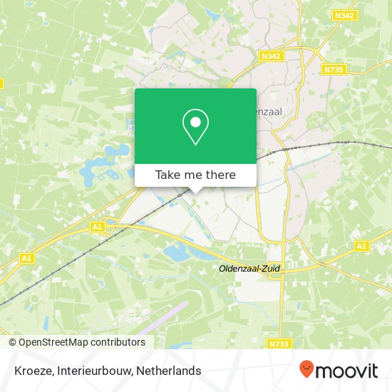 Kroeze, Interieurbouw map