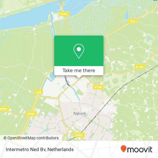 Intermetro Ned Bv map