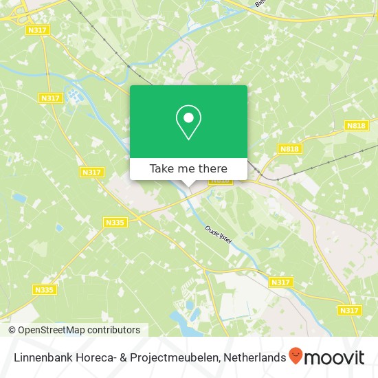 Linnenbank Horeca- & Projectmeubelen Karte