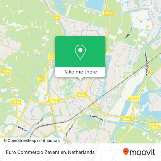 Euro Commercio Zeventien map