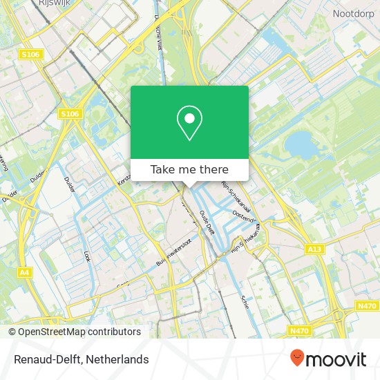Renaud-Delft Karte