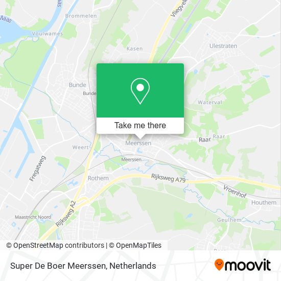 Super De Boer Meerssen map