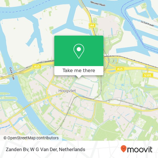 Zanden Bv, W G Van Der map