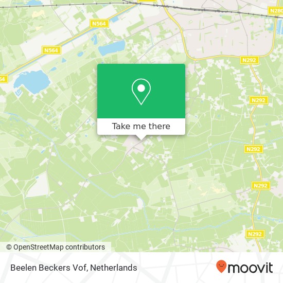 Beelen Beckers Vof map