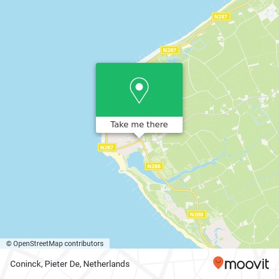 Coninck, Pieter De map