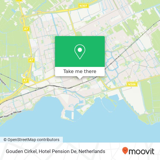 Gouden Cirkel, Hotel Pension De map