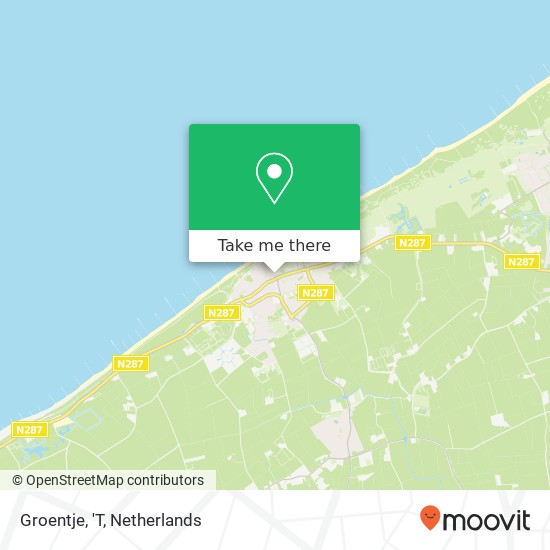 Groentje, 'T map