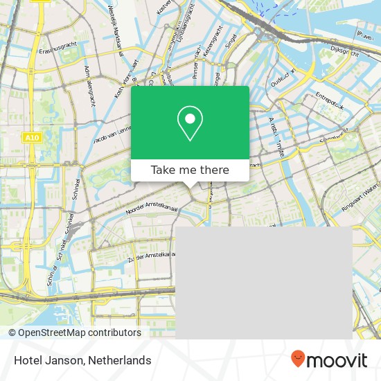 Hotel Janson map