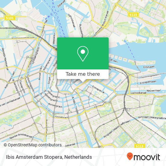 Ibis Amsterdam Stopera map