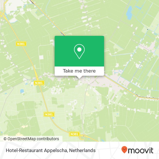 Hotel-Restaurant Appelscha map