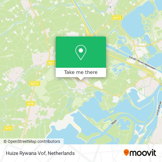 Huize Rywana Vof map
