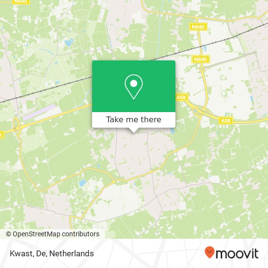 Kwast, De map