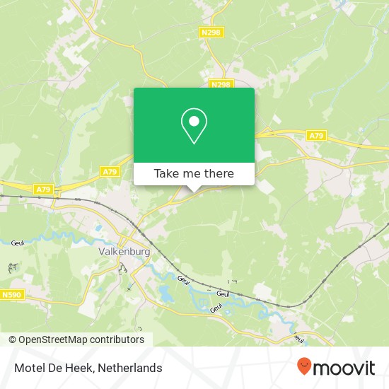 Motel De Heek map