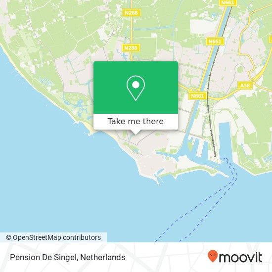 Pension De Singel map