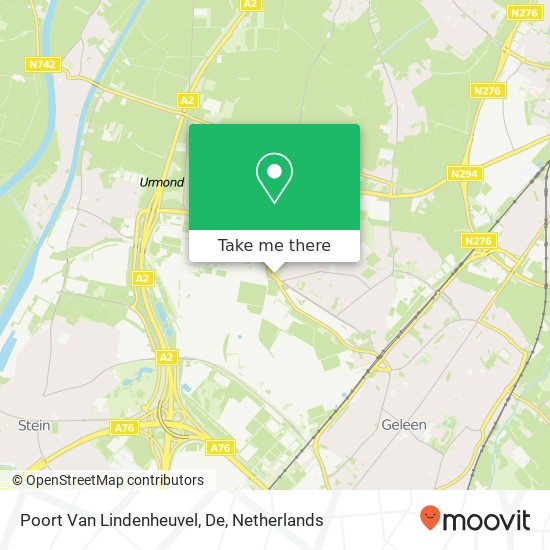 Poort Van Lindenheuvel, De map