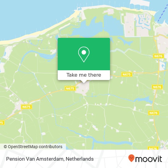 Pension Van Amsterdam map