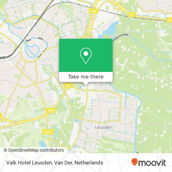 Valk Hotel Leusden, Van Der map