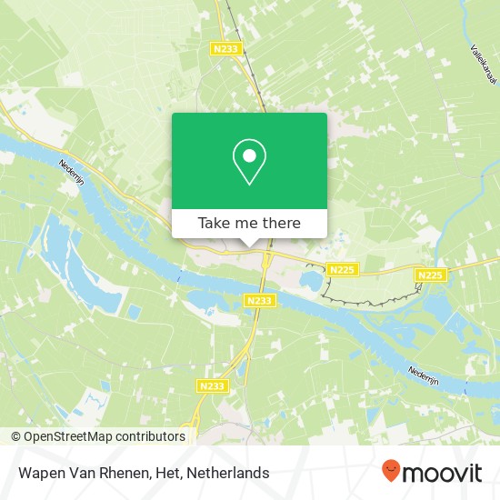 Wapen Van Rhenen, Het map