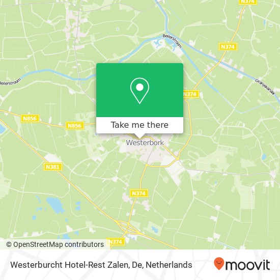 Westerburcht Hotel-Rest Zalen, De map