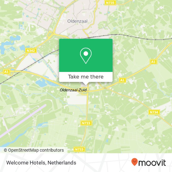 Welcome Hotels map