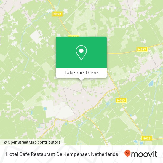 Hotel Cafe Restaurant De Kempenaer map