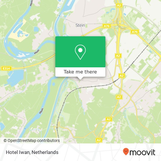 Hotel Iwan map