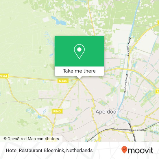 Hotel Restaurant Bloemink map