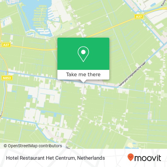 Hotel Restaurant Het Centrum map