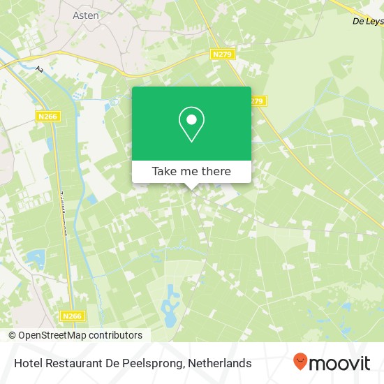 Hotel Restaurant De Peelsprong map