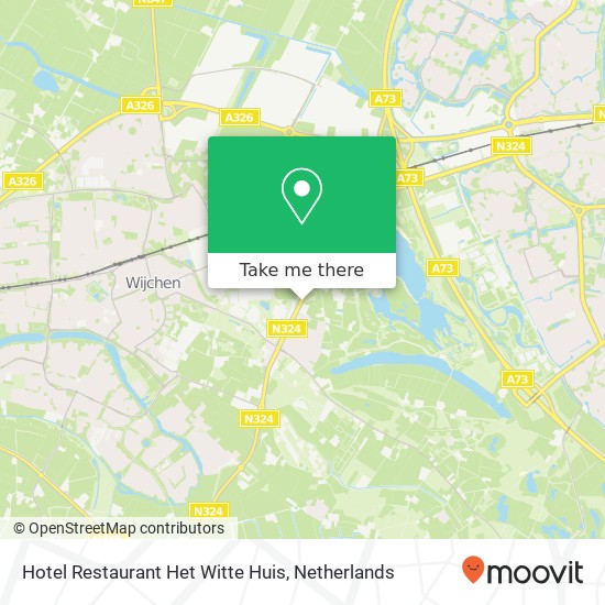 Hotel Restaurant Het Witte Huis map