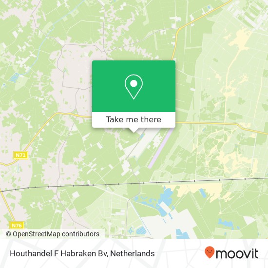 Houthandel F Habraken Bv map