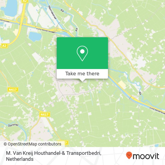 M. Van Kreij Houthandel-& Transportbedri map