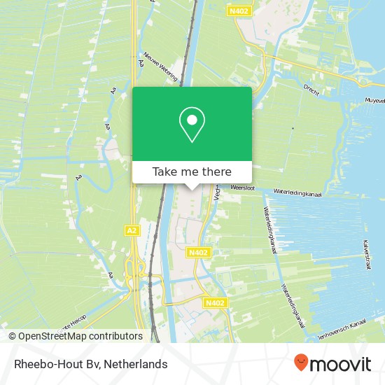 Rheebo-Hout Bv map