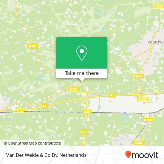 Van Der Weide & Co Bv map
