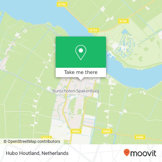 Hubo Houtland map