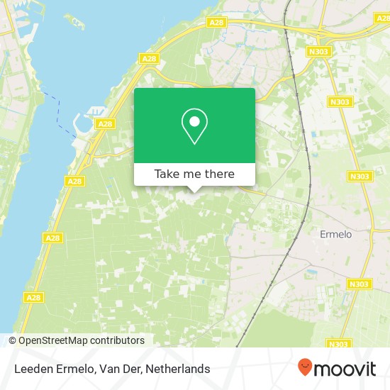 Leeden Ermelo, Van Der map