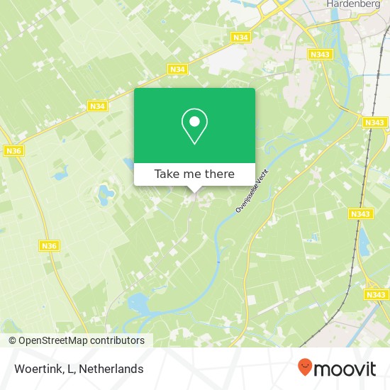 Woertink, L map