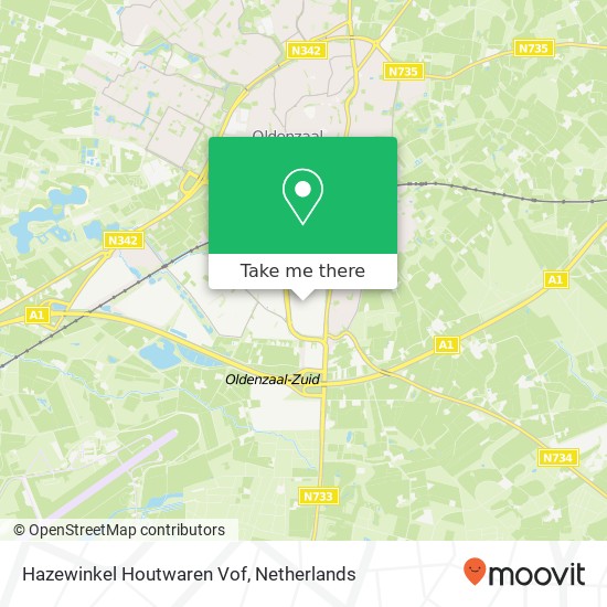 Hazewinkel Houtwaren Vof map